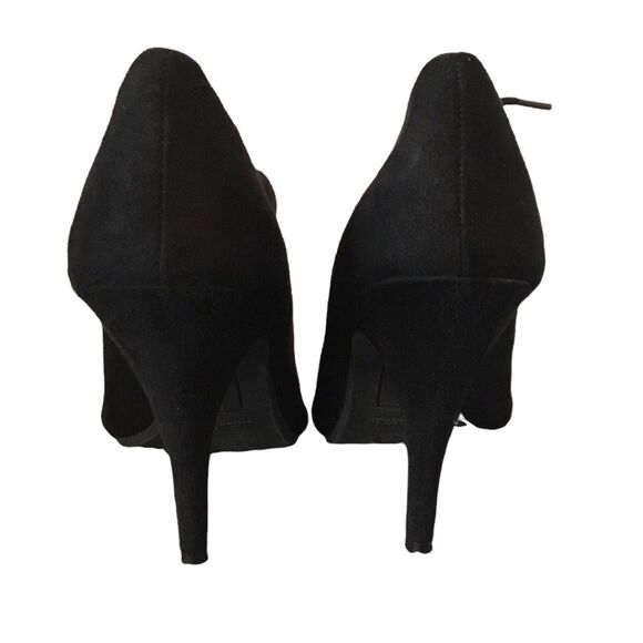 Christian Siriano for Payless Women’s Black Faux Suede Lace Up Heels Size 8.5 - Picture 6 of 8